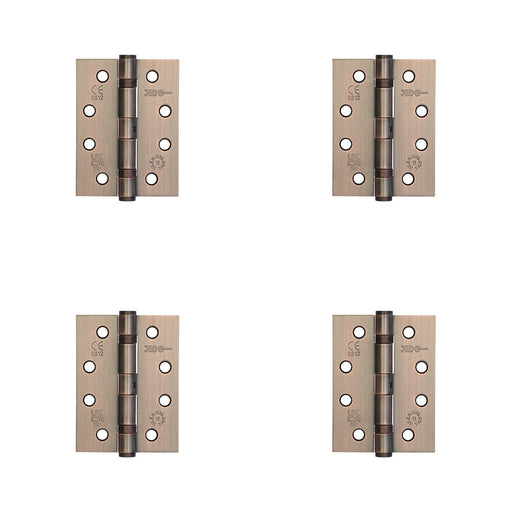 PACK Durable Grade Bronze Steel Ball Bearing Hinge 102x76mm Heavy-Duty Doors Door Hinges