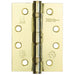 Durable Grade Electro Brassed Steel Ball Bearing Hinge 102x76mm Heavy-Duty Doors Door Hinges