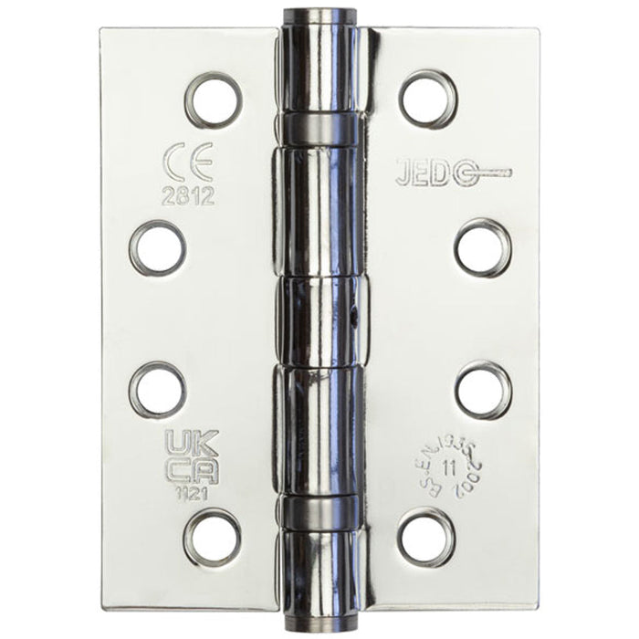 Durable Grade Polished Chrome Steel Ball Bearing Hinge 102x76mm Heavy-Duty Doors Door Hinges