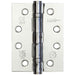 Durable Grade Polished Chrome Steel Ball Bearing Hinge 102x76mm Heavy-Duty Doors Door Hinges