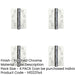 PACK Durable Grade Polished Chrome Steel Ball Bearing Hinge 102x76mm Heavy-Duty Doors Door Hinges-1