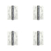 PACK Durable Grade Polished Chrome Steel Ball Bearing Hinge 102x76mm Heavy-Duty Doors Door Hinges