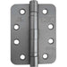 Durable Grade Satin Nickel Steel Ball Bearing Radius Hinge 102x76mm Heavy-Duty Doors Door Hinges