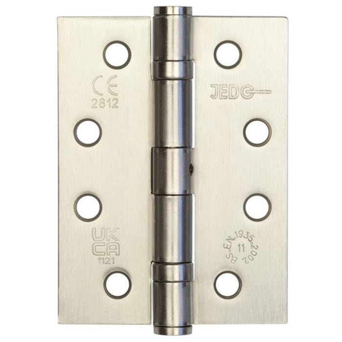 Durable Grade Satin Nickel Steel Ball Bearing Hinge 102x76mm Heavy-Duty Doors Door Hinges