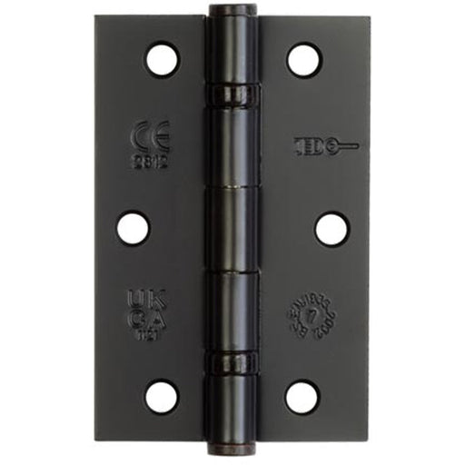 Premium Steel Ball Bearing Hinge 89x58mm Black Smooth Operation Door Hinges