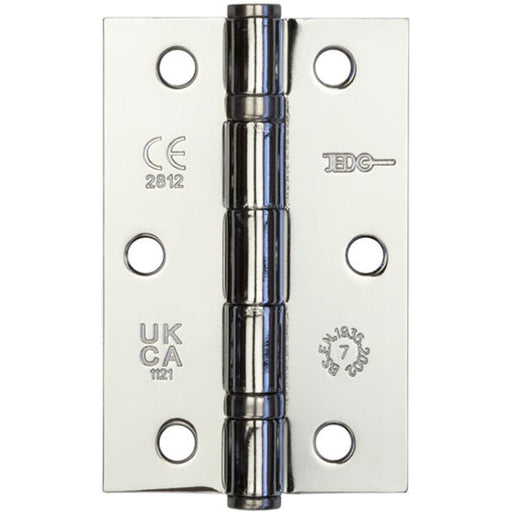 Premium Steel Ball Bearing Hinge 89x58mm Polished Chrome Smooth Operation Door Hinges