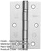 Premium Steel Ball Bearing Hinge 89x58mm Satin Chrome Smooth Operation Door Hinges-1