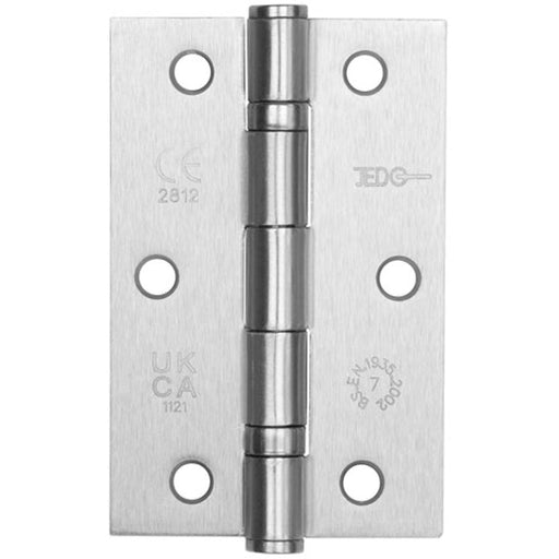 Premium Steel Ball Bearing Hinge 89x58mm Satin Chrome Smooth Operation Door Hinges
