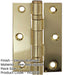 Premium Grade Steel Ball Bearing Hinge 76x50mm Electro Brass Finish Door Hinges-1