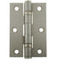 Premium Grade Steel Ball Bearing Hinge 76x50mm Satin Nickel Finish Door Hinges