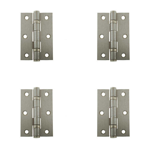 PACK Premium Grade Steel Ball Bearing Hinge 76x50mm Satin Nickel Finish Door Hinges