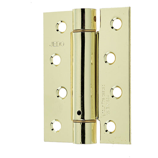 Electro Brassed Single Action Spring Hinge Pack (102x76x2.7mm) Convenient Door Closure Door Hinges