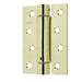 Electro Brassed Single Action Spring Hinge Pack (102x76x2.7mm) Convenient Door Closure Door Hinges
