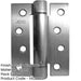 High-Quality Stainless Steel Single Action Spring Hinge Satin Chrome Finish (Pack Door Hinges-1