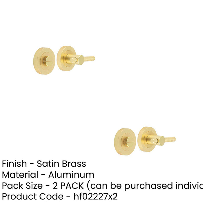 PACK Knurled Turns Releases Elegant Satin Brass Finish Door Handle (1)-1