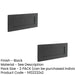 PACK Premium Stainless Steel Letterplates 330x100mm Elegant Matt Black Finish External Front Door Letter Plate-1