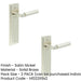 PACK Stylish Satin Nickel Door Handle Latch Backplate Modern Homes Solid Brass Interior Lever (1)-1