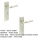 PACK Satin Nickel Door Handle Lock Backplate Modern Homes Solid Brass Interior Lever (1)-1