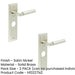 PACK Satin Nickel Bathroom Door Handle with Backplate Modern Homes Solid Brass Interior Lever (1)-1