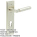 Satin Nickel Euro Backplate Door Handle Stylish Solid Brass Lever Solid Brass Interior Lever-1