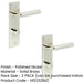 PACK Premium Polished Nickel Bathroom Door Handle with Backplate Turn Release Solid Brass Interior Lever (3)-1