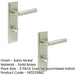 PACK Satin Nickel Bathroom Door Handle with Backplate Turn Release Solid Brass Interior Lever (5)-1