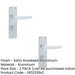 PACK Satin Anodised Aluminium Contract Door Handle Bathrooms Bedrooms Interior Lever Backplate (1)-1