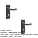 PACK Elegant Black Suite Door Handle with Lockplate Modern Homes Interior Lever Backplate (1)-1