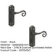 PACK Elegant Black Suite Door Handle with Bathroom Plate Interior Lever Backplate (2)-1