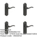 PACK Elegant Black Suite Door Handle with Latchplate Three Styles Interior Lever Backplate-1