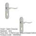 PACK Victorian Style Satin Chrome Suite Door Handle with Lockplate Interior Lever Backplate (1)-1