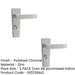 PACK Elegant Deco Bathroom Door Handle Polished Chrome Finish Interior Lever Backplate (1)-1