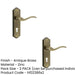 PACK Antique Bronze Suite Door Handle with Lockplate Modern Interiors Interior Lever Backplate (1)-1