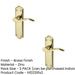 PACK Elegant Suite Door Handle Brass Latchplate Modern Interiors Interior Lever Backplate (1)-1