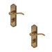 PACK Antique Bronze Suite Door Handle with Bathroom Plate Modern Interiors Interior Lever Backplate (1)