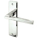 Stylish Suite Door Handle Polished Chrome Modern Interiors Interior Lever Backplate