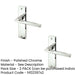 PACK Stylish Suite Door Handle Polished Chrome Modern Interiors Interior Lever Backplate (1)-1