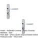 PACK Elegant Suite Door Handle with Bathroom Plate Polished Satin Chrome Finish Interior Lever Backplate (1)-1