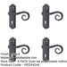 PACK Elegant Black Suite Door Handle with Lockplate Interior Lever Backplate (1)-1