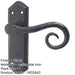 Elegant Black Suite Door Handle with Latchplate Interior Lever Backplate (1)-1