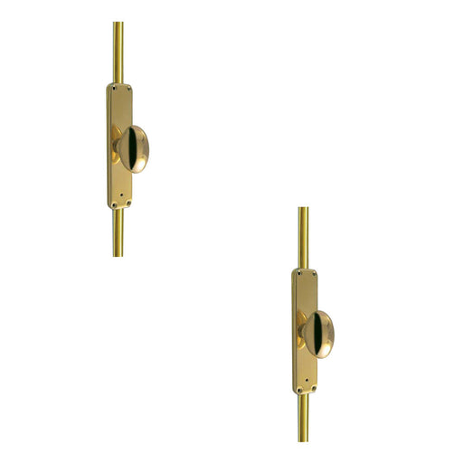 PACK Espagnolette Bolts Polished Brass Secure Your Home with Style Door Lock