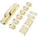 Premium Polished Brass Espagnolette Bolts Enhanced Security Door Lock