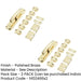PACK Premium Polished Brass Espagnolette Bolts Enhanced Security Door Lock-1