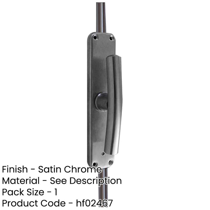 High-Quality Satin Chrome Espagnolette Bolts Enhanced Security Door Lock-1