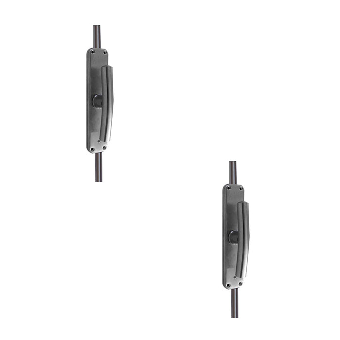 PACK High-Quality Satin Chrome Espagnolette Bolts Enhanced Security Door Lock