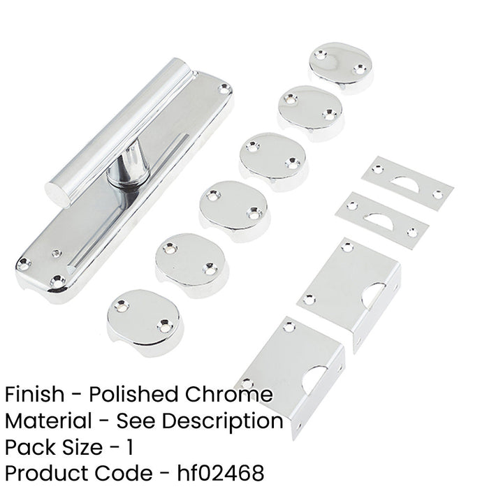High-Quality Espagnolette Bolts 3000mm Polished Chrome Finish Door Lock-1