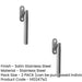 PACK Premium Stainless Steel Locking Espagnolette Window Fasteners 120mm Satin Finish-1