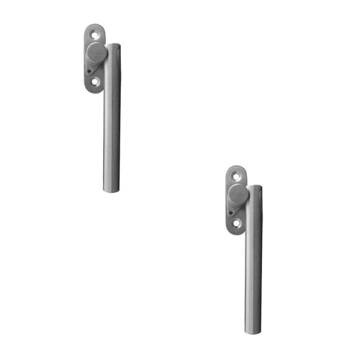 PACK Premium Stainless Steel Locking Espagnolette Window Fasteners 120mm Satin Finish