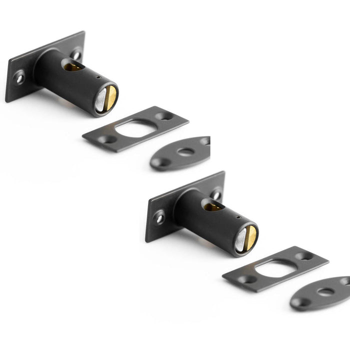 PACK Heavy-Duty Mortice Rackbolt 61mm with 28mm Backset Sleek Black Finish Security Bolt