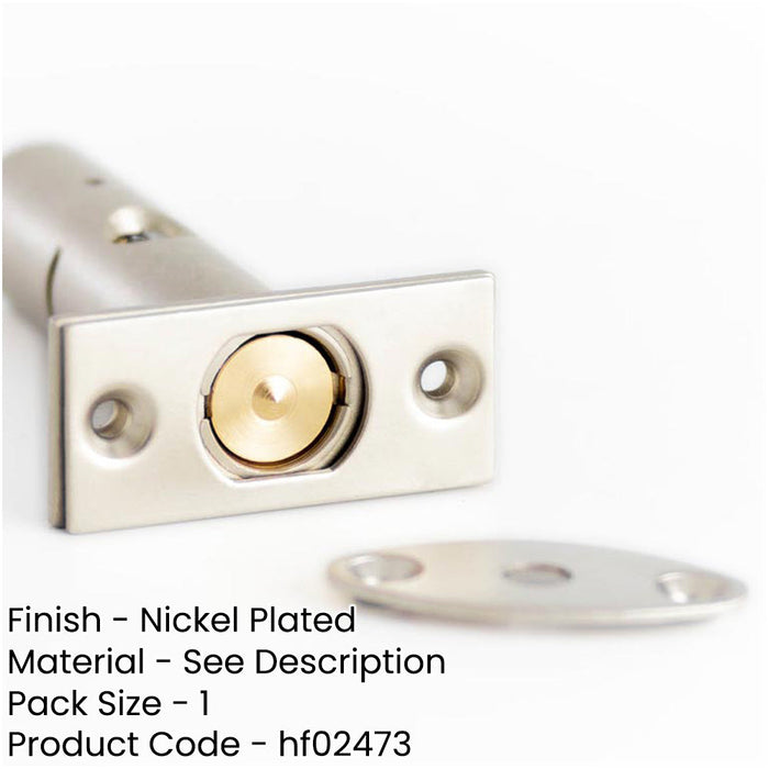 Durable Mortice Rackbolt 61mm 62mm with 28mm Backset Nickel Finish Enhanced Security Security Bolt-1
